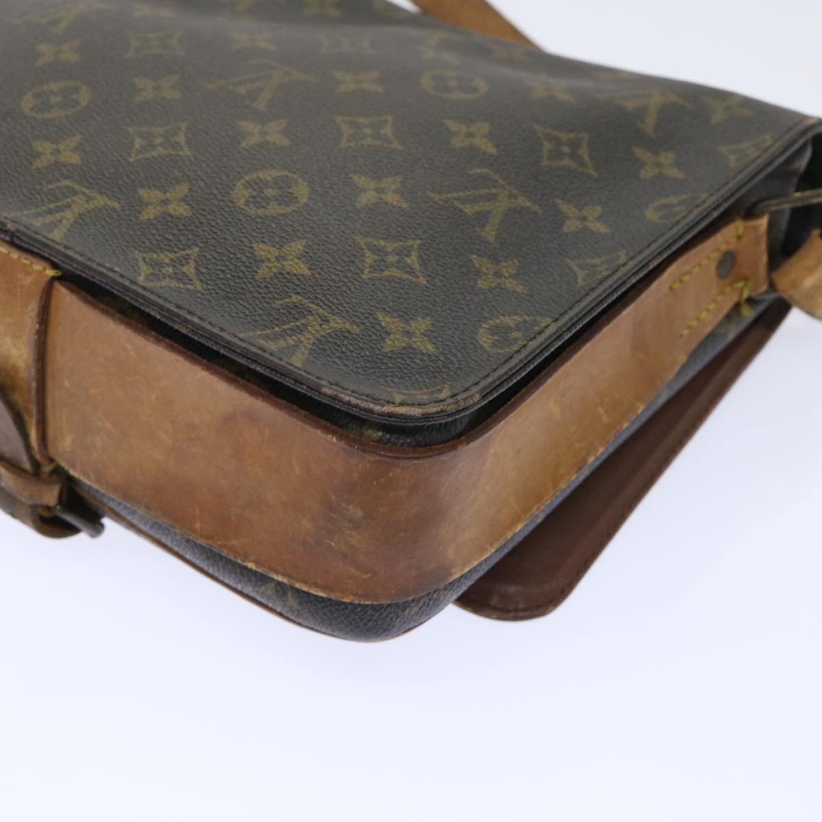 LOUIS VUITTON Monogram Cartouchiere GM Shoulder Bag M51252 LV Auth th3923