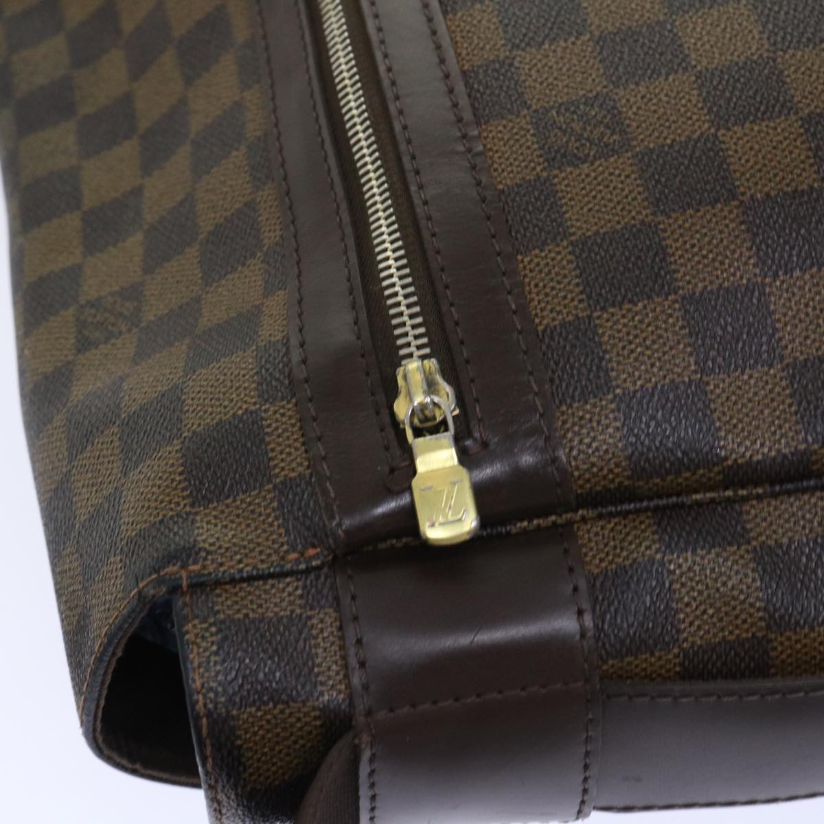 LOUIS VUITTON Damier Ebene Abbesses Shoulder Bag N45257 LV Auth th3948