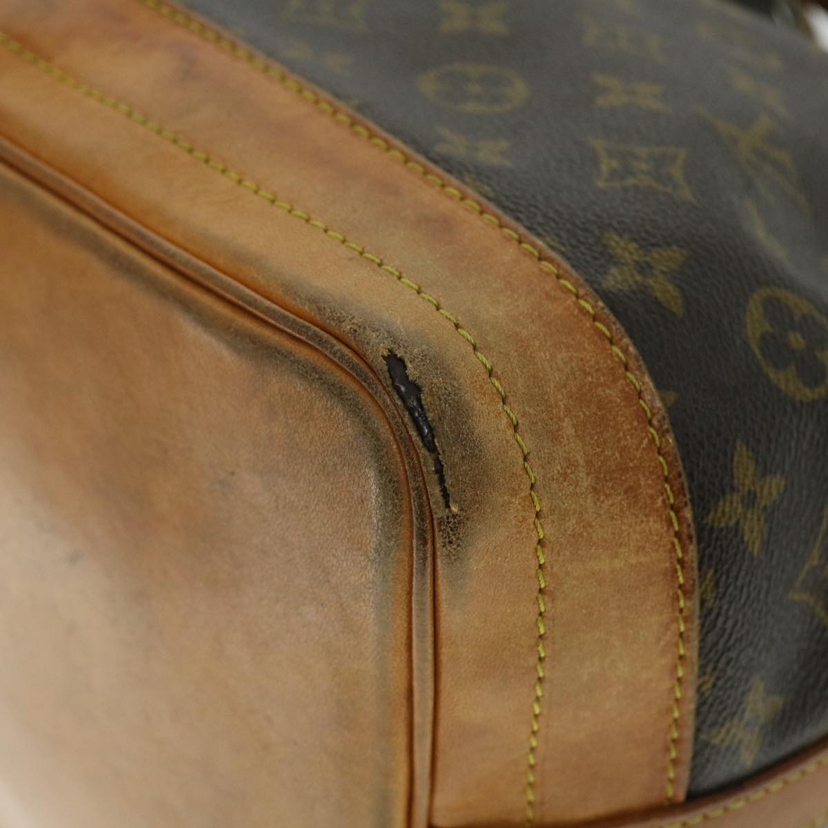 LOUIS VUITTON Monogram Noe Shoulder Bag M42224 LV Auth th3958