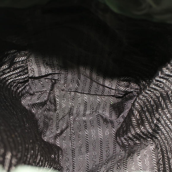 PRADA Tote Bag Nylon Khaki Auth th3978