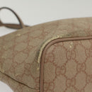 GUCCI GG Canvas Tote Bag 2way Pink 353439 Auth th3999-9