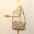 GUCCI GG Canvas Tote Bag 2way Pink 353439 Auth th3999-26