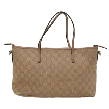 GUCCI GG Canvas Tote Bag 2way Pink 353439 Auth th3999 - 0