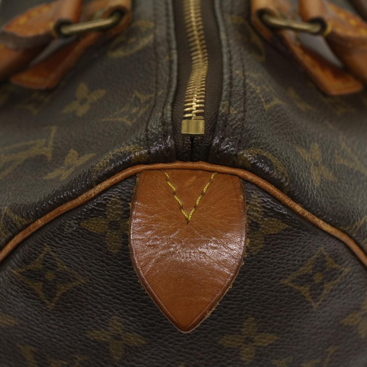 LOUIS VUITTON Monogram Speedy 30 Hand Bag M41526 LV Auth th4004