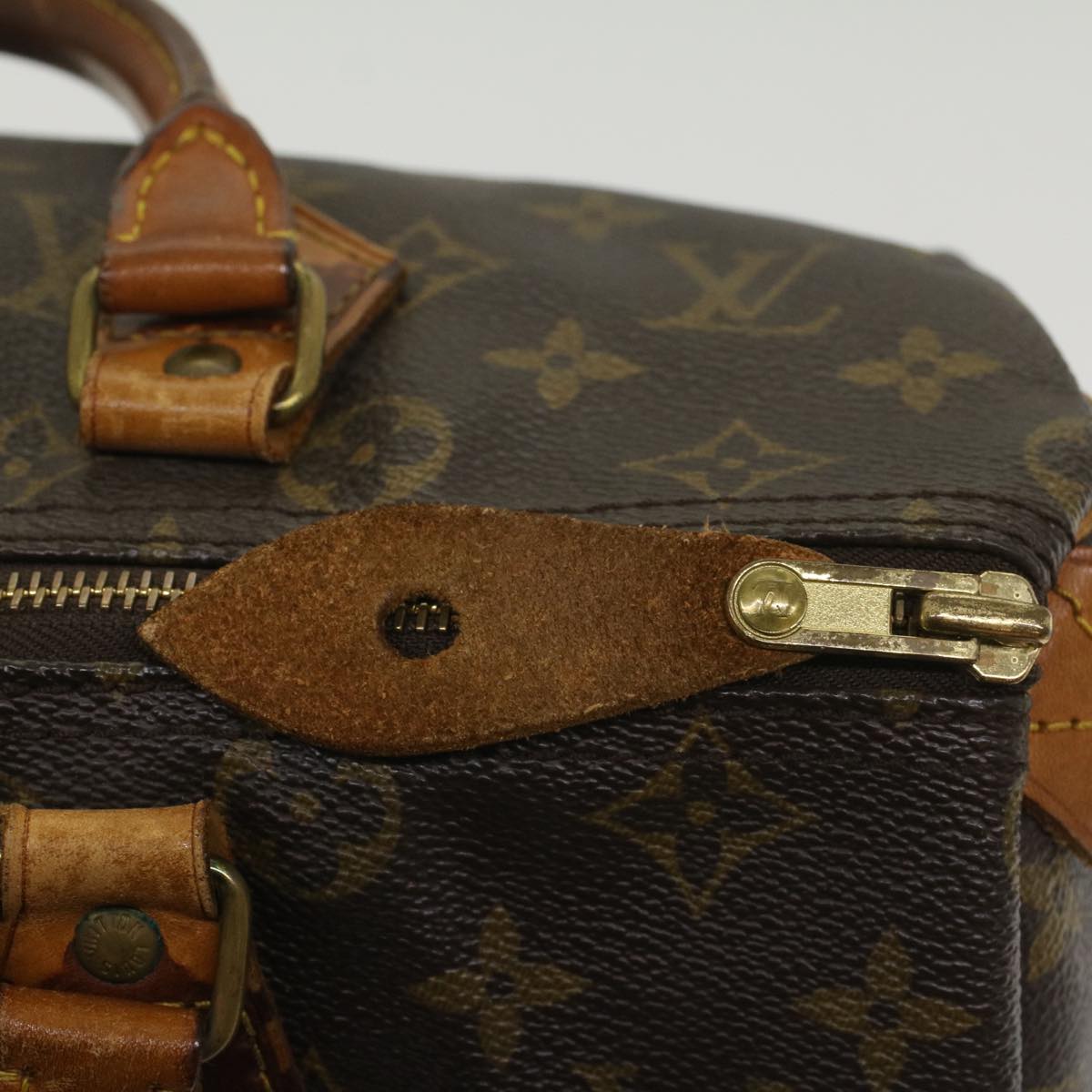 LOUIS VUITTON Monogram Speedy 30 Hand Bag M41526 LV Auth th4004