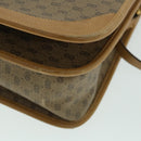 GUCCI Micro GG Canvas Web Sherry Line Shoulder Bag Beige Auth th4016-9