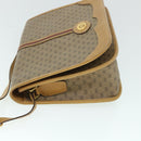 GUCCI Micro GG Canvas Web Sherry Line Shoulder Bag Beige Auth th4016-3