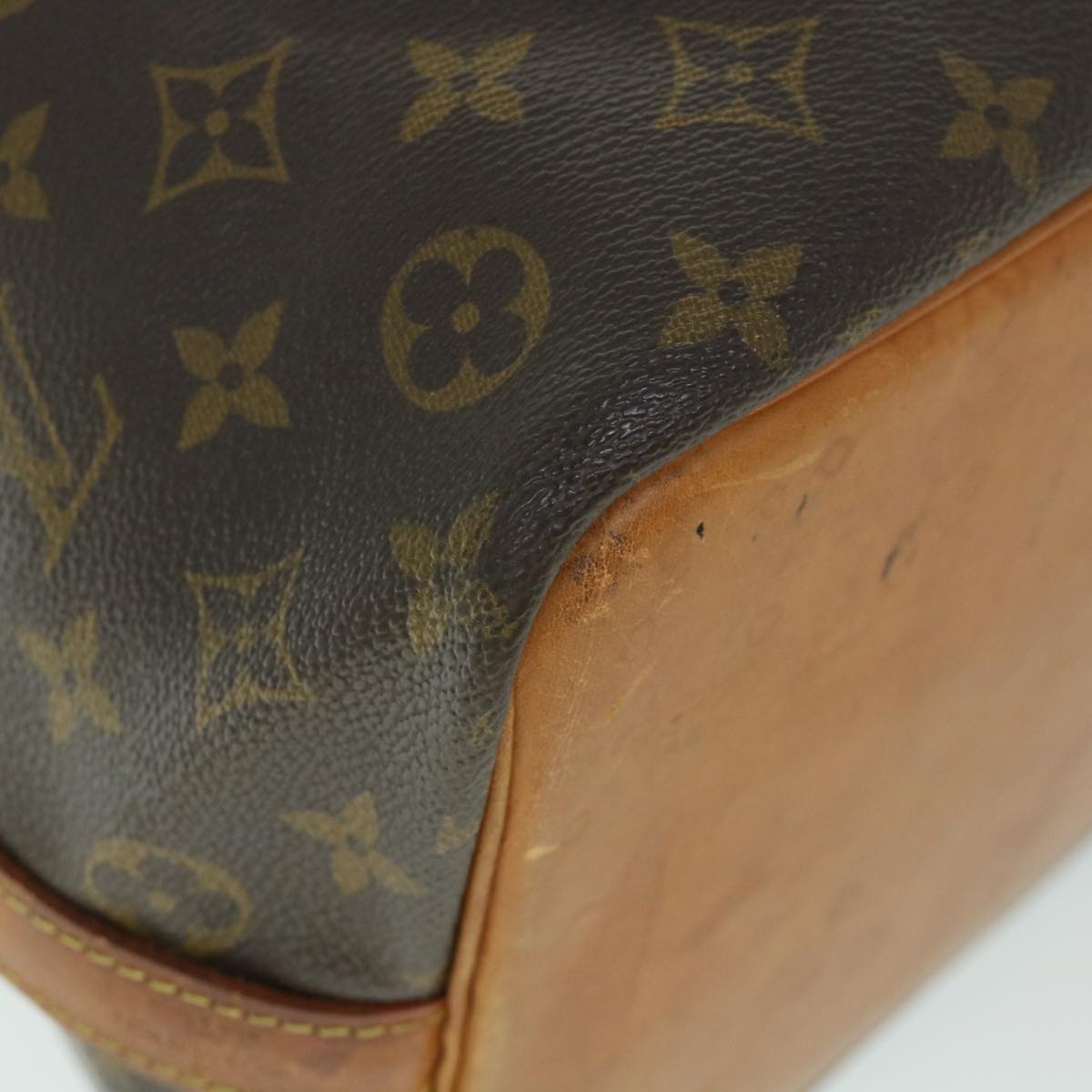 LOUIS VUITTON Monogram Petit Noe Shoulder Bag M42226 LV Auth th4023