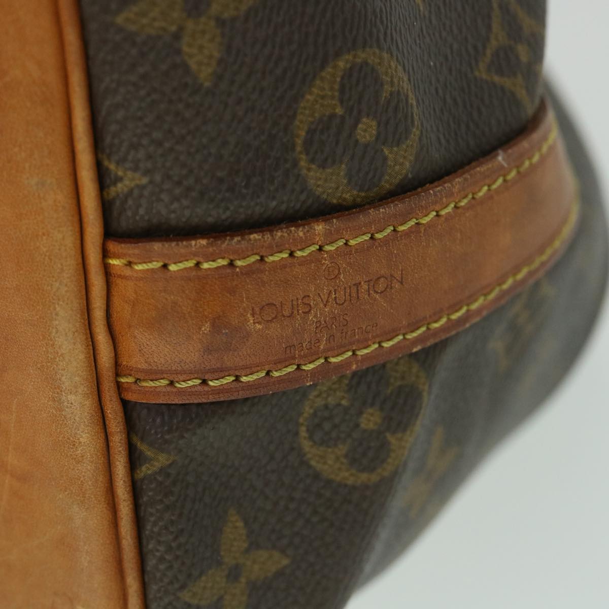 LOUIS VUITTON Monogram Petit Noe Shoulder Bag M42226 LV Auth th4023