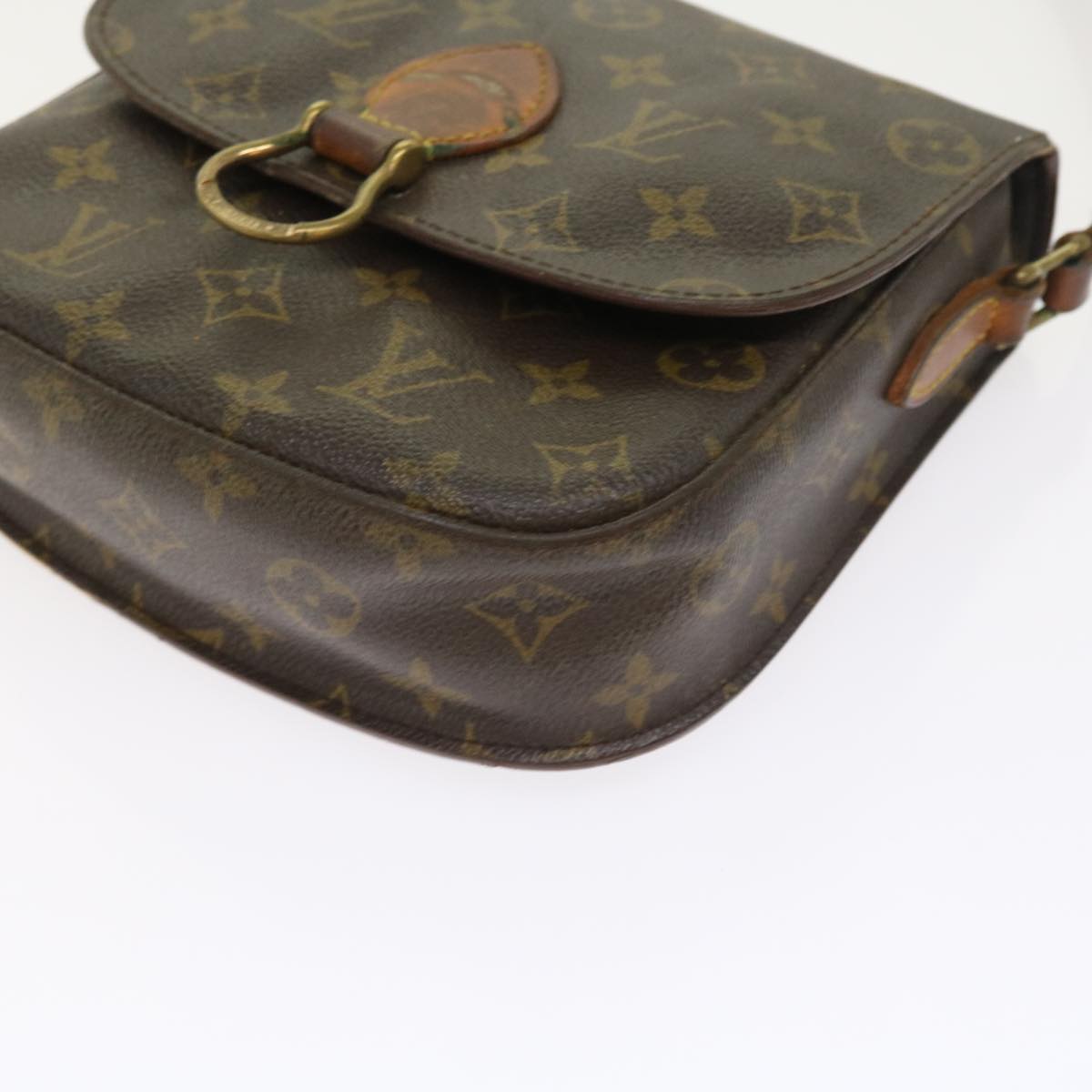 LOUIS VUITTON Monogram Saint Cloud MM Shoulder Bag M51243 LV Auth th4037