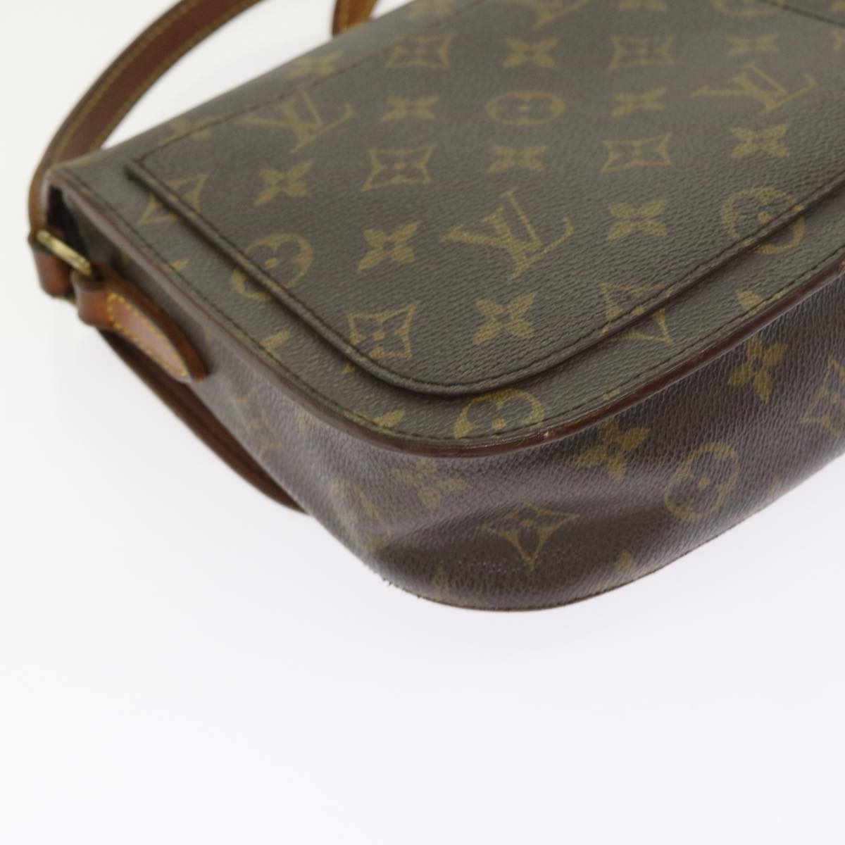 LOUIS VUITTON Monogram Saint Cloud MM Shoulder Bag M51243 LV Auth th4037