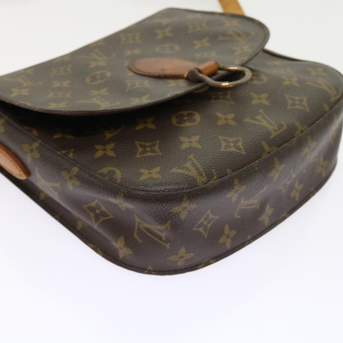 LOUIS VUITTON Monogram Saint Cloud GM Shoulder Bag M51242 LV Auth th4045