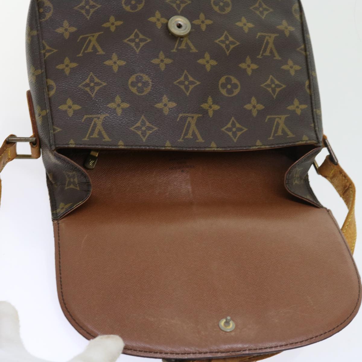 LOUIS VUITTON Monogram Saint Cloud GM Shoulder Bag M51242 LV Auth th4045