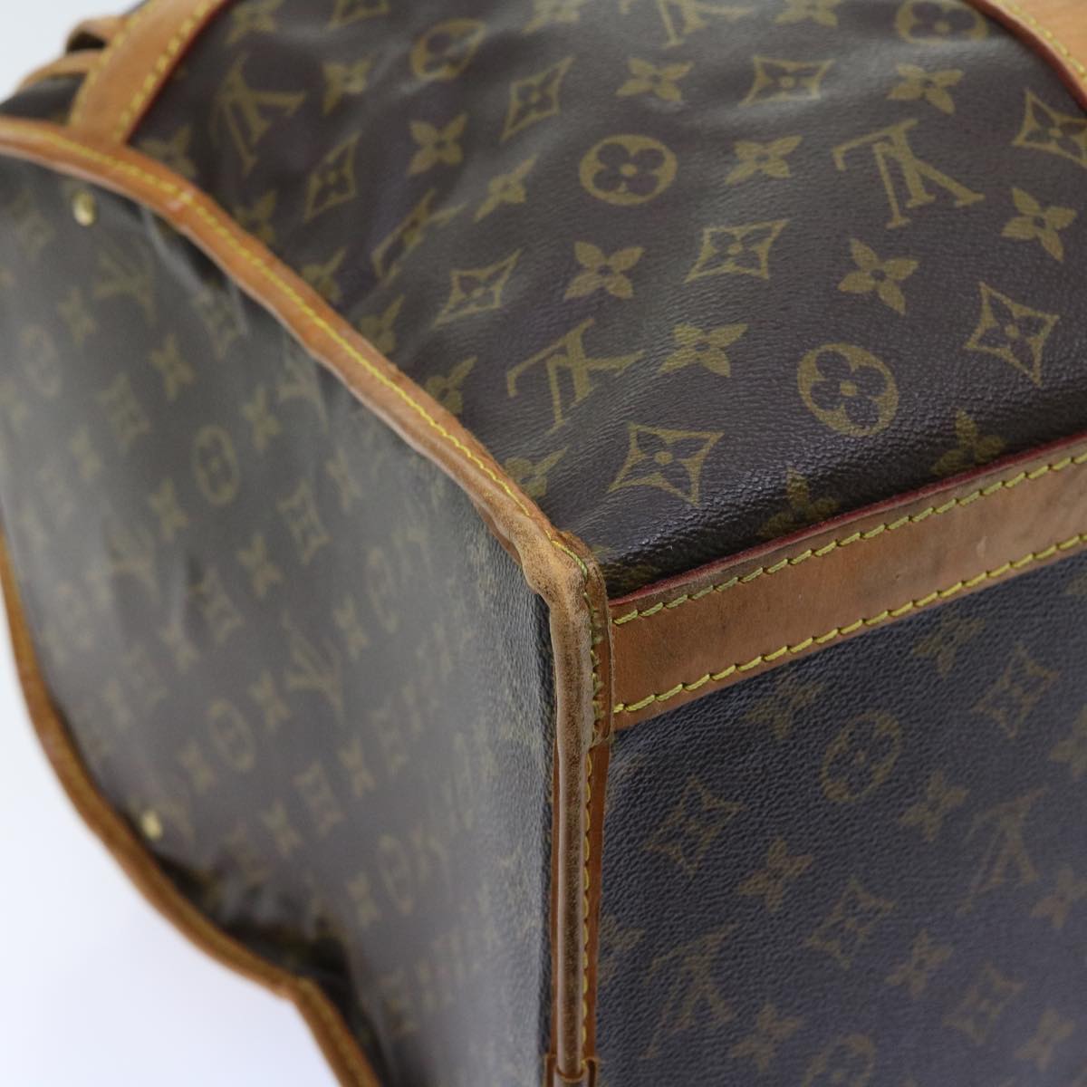 LOUIS VUITTON Monogram Sac Shan 55 Pet Carry M42020 LV Auth th4065