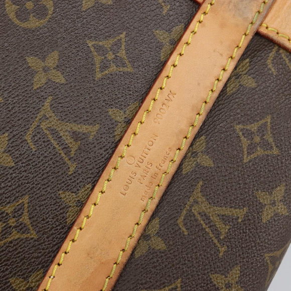 LOUIS VUITTON Monogram Sac Shan 55 Haustiertasche M42020 LV Auth th4065