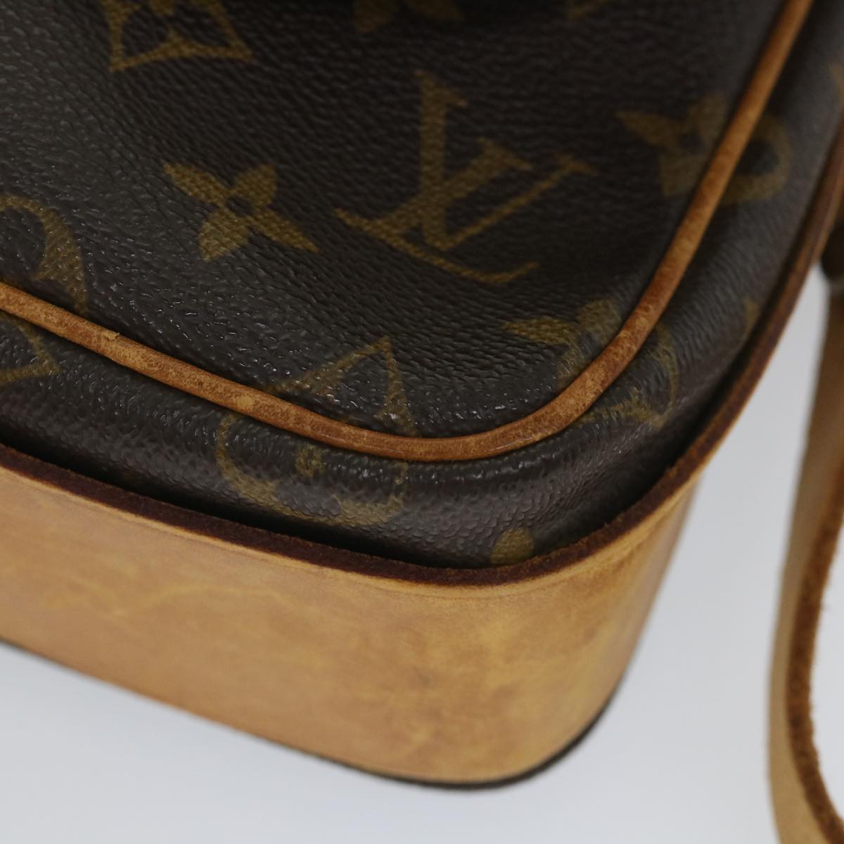 LOUIS VUITTON Monogram Cartouchiere MM Shoulder Bag M51253 LV Auth th4143