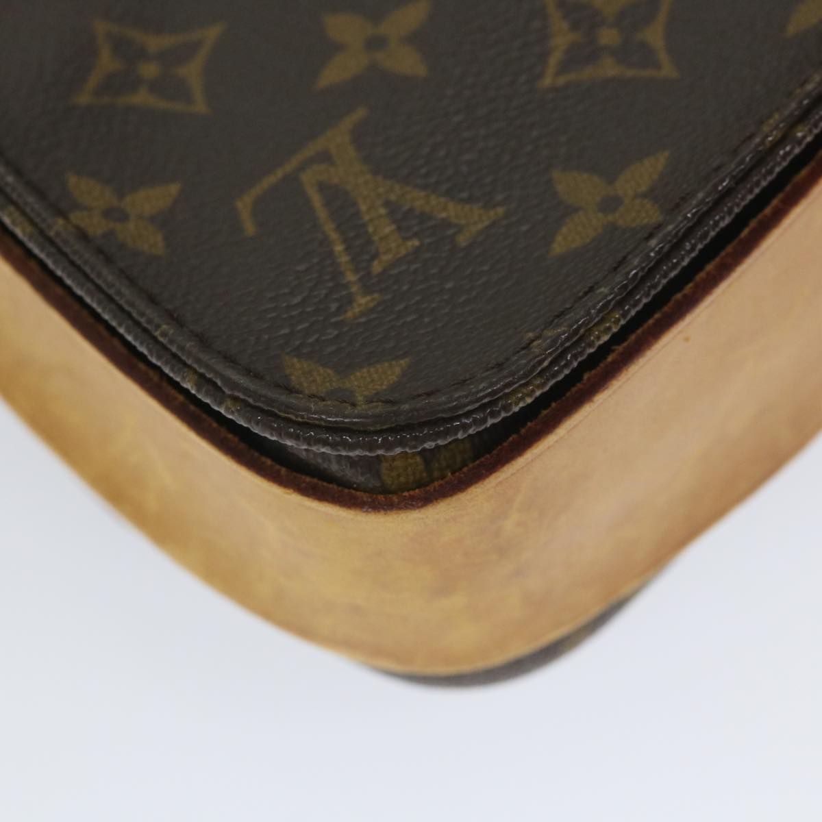 LOUIS VUITTON Monogram Cartouchiere MM Shoulder Bag M51253 LV Auth th4143