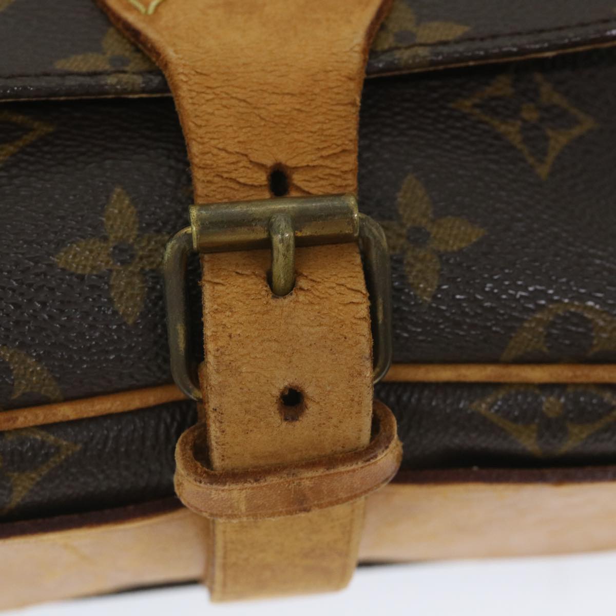 LOUIS VUITTON Monogram Cartouchiere MM Shoulder Bag M51253 LV Auth th4143