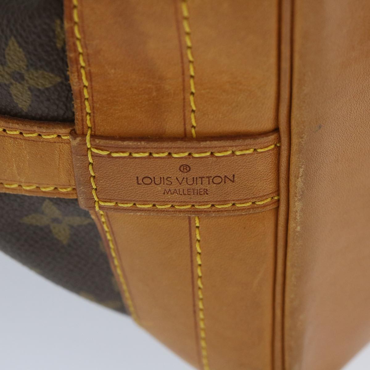 LOUIS VUITTON Monogram Noe Shoulder Bag M42224 LV Auth th4174