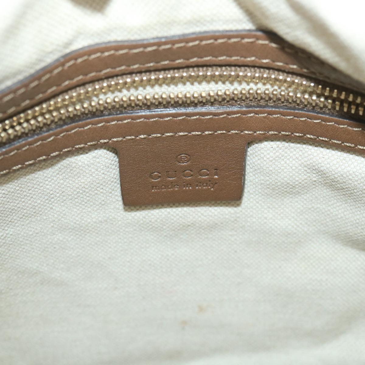 GUCCI GG Canvas Shoulder Bag Coated Canvas Beige 309618 Auth th4197