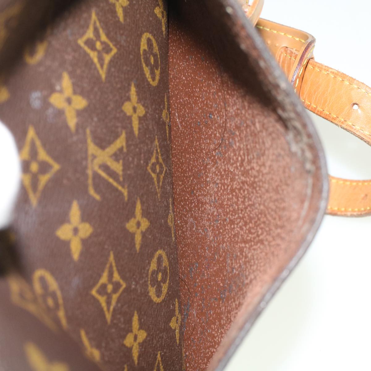 LOUIS VUITTON Monogram Saint Cloud GM Shoulder Bag M51242 LV Auth th4218