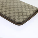 GUCCI GG Supreme Shoulder Bag PVC Leather Beige Auth th4221-16