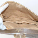 GUCCI GG Supreme Shoulder Bag PVC Leather Beige Auth th4221-11