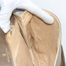 GUCCI GG Supreme Shoulder Bag PVC Leather Beige Auth th4221-22