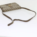 GUCCI GG Supreme Shoulder Bag PVC Leather Beige Auth th4221-7