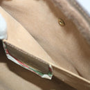 GUCCI GG Supreme Web Sherry Line Clutch Bag Beige Red 89 01 033 Auth th4233-11