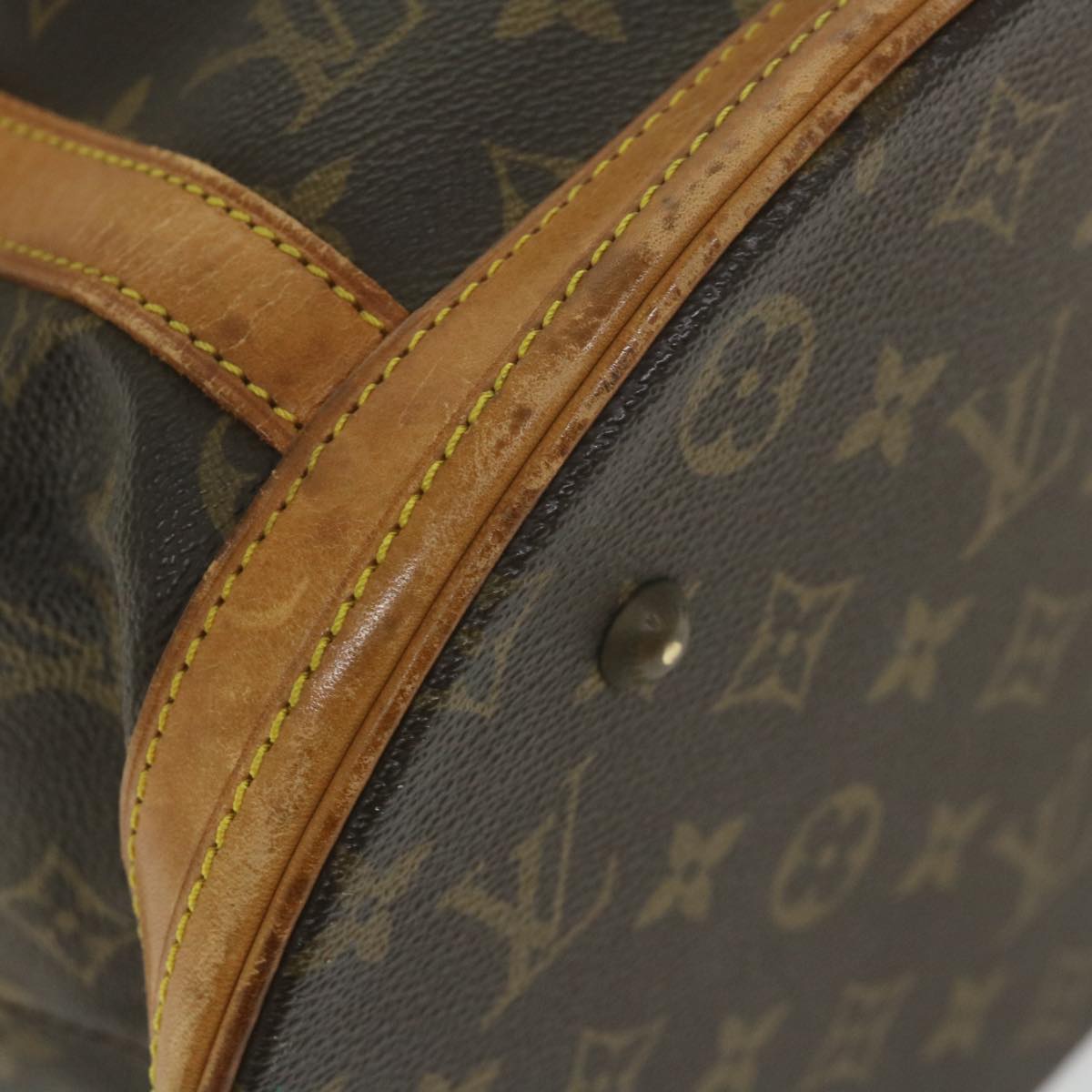 LOUIS VUITTON Monogram Bucket GM Shoulder Bag Vintage M42236 LV Auth th4255