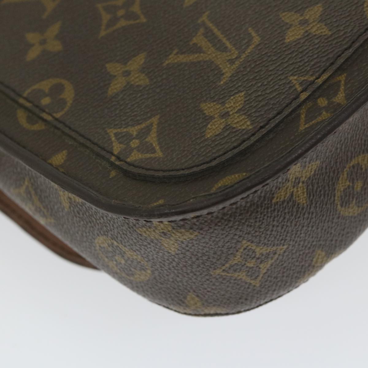 LOUIS VUITTON Monogram Saint Cloud MM Shoulder Bag M51243 LV Auth th4258