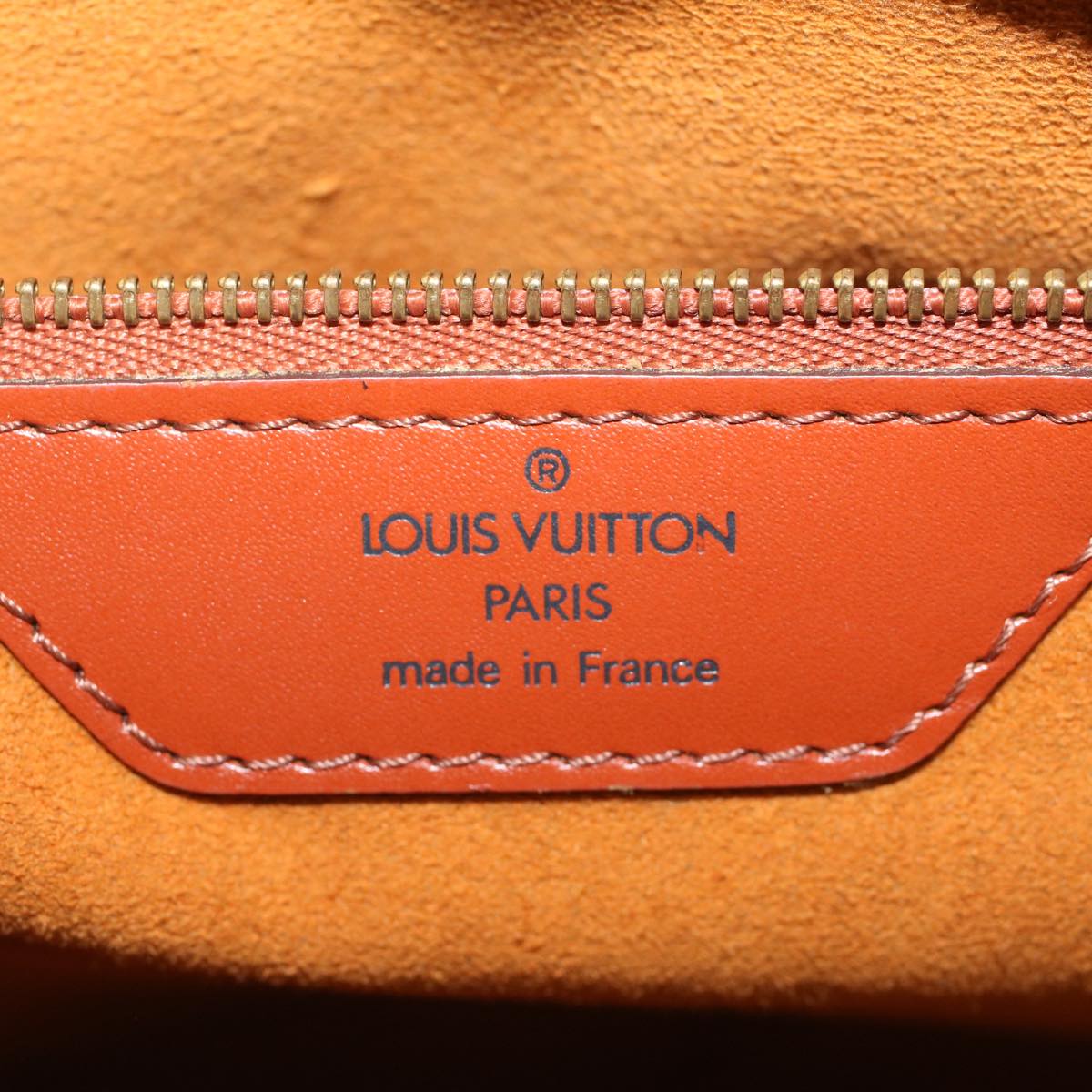 LOUIS VUITTON Epi Saint Jacques Shopping Shoulder Bag Brown M52263 Auth th4268