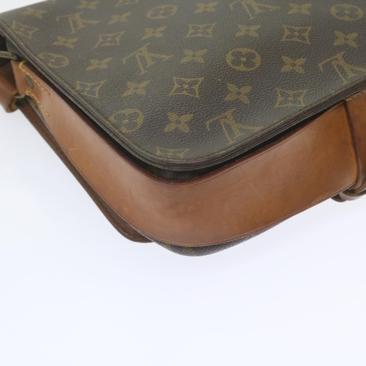 LOUIS VUITTON Monogram Cartouchiere GM Shoulder Bag M51252 LV Auth th4334