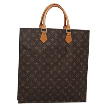 LOUIS VUITTON Monogram Sac Plat Hand Bag M51140 LV Auth th4339