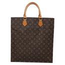 LOUIS VUITTON Monogram Sac Plat Hand Bag M51140 LV Auth th4339-2