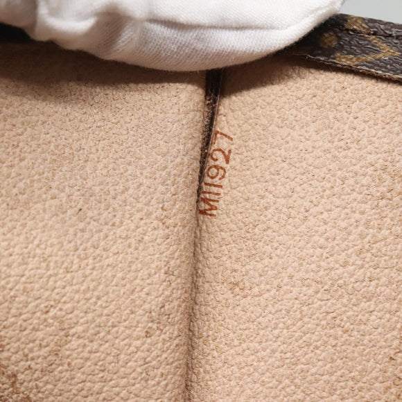 LOUIS VUITTON Monogram Sac Plat Hand Bag M51140 LV Auth th4339