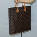 LOUIS VUITTON Monogram Sac Plat Hand Bag M51140 LV Auth th4339-22