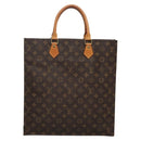 LOUIS VUITTON Monogram Sac Plat Hand Bag M51140 LV Auth th4339-3