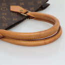 LOUIS VUITTON Monogram Sac Plat Hand Bag M51140 LV Auth th4339-7