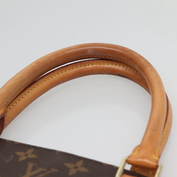 LOUIS VUITTON Monogram Sac Plat Hand Bag M51140 LV Auth th4339