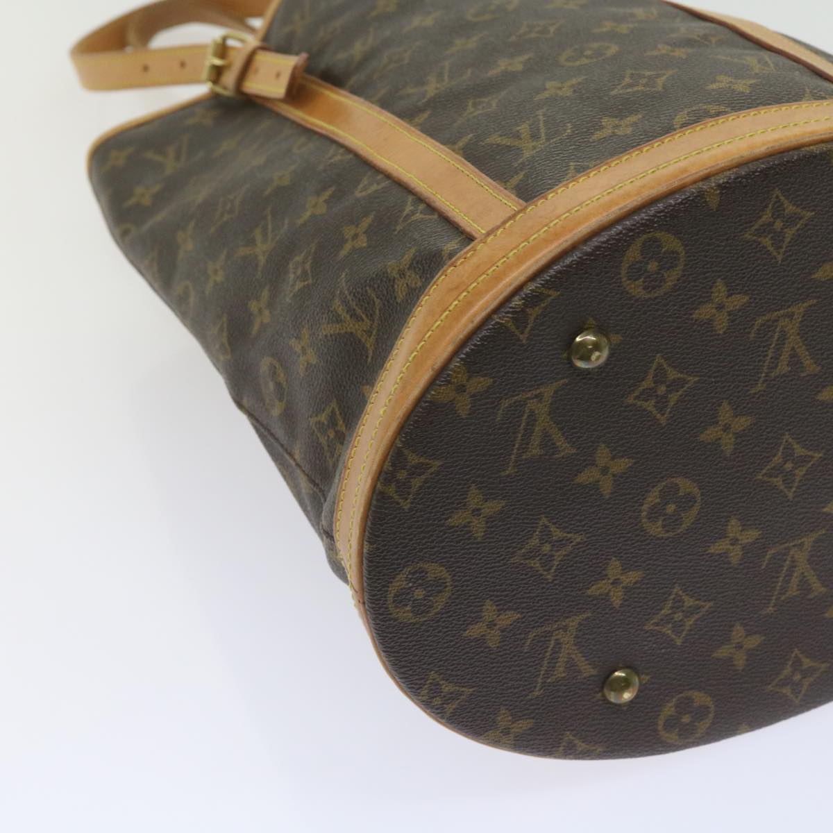 LOUIS VUITTON Monogram Bucket GM Shoulder Bag M42236 LV Auth th4364