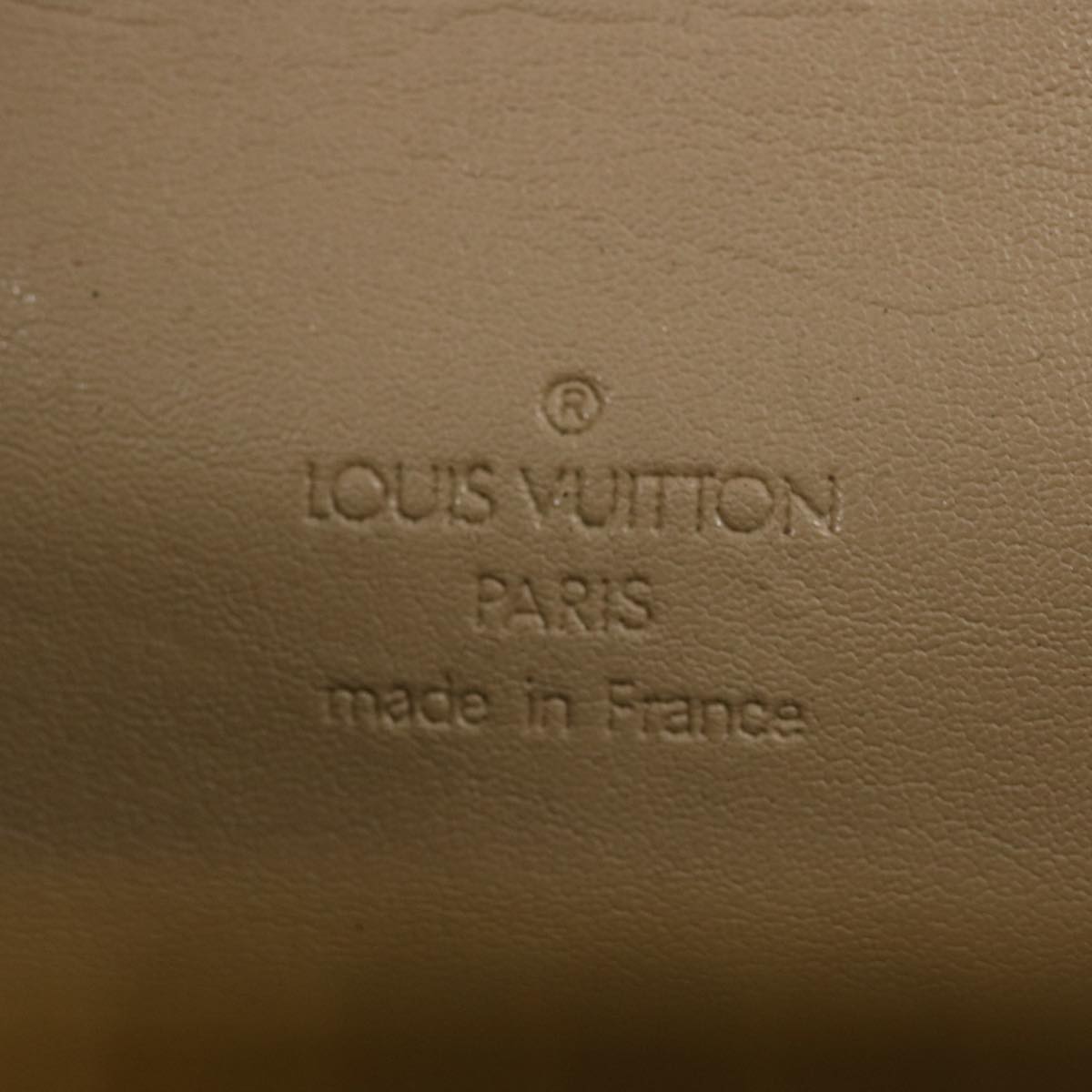 LOUIS VUITTON Monogram Vernis Thompson Street Bag Beige M91301 LV Auth th4369