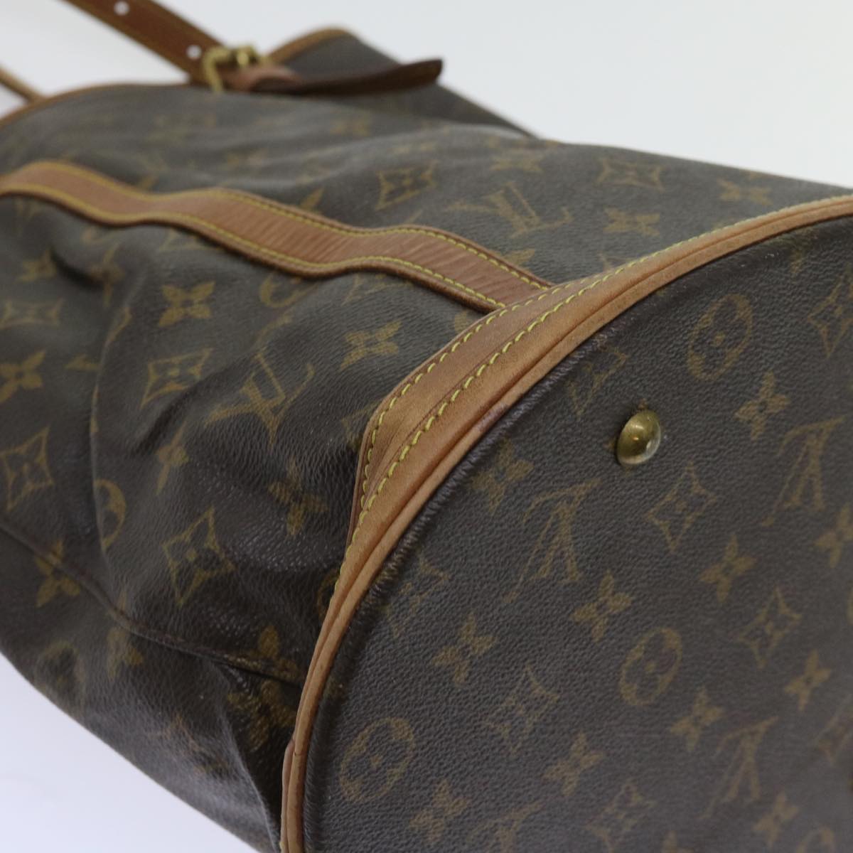 LOUIS VUITTON Monogram Bucket GM Shoulder Bag M42236 LV Auth th4378