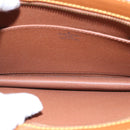 LOUIS VUITTON Epi Pochette Homme Clutch tas bruin Zipang goud M52528 Auth th4383-15