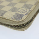 LOUIS VUITTON Damier Azur Zippy Wallet Long Wallet N63503 LV Auth th4393-16