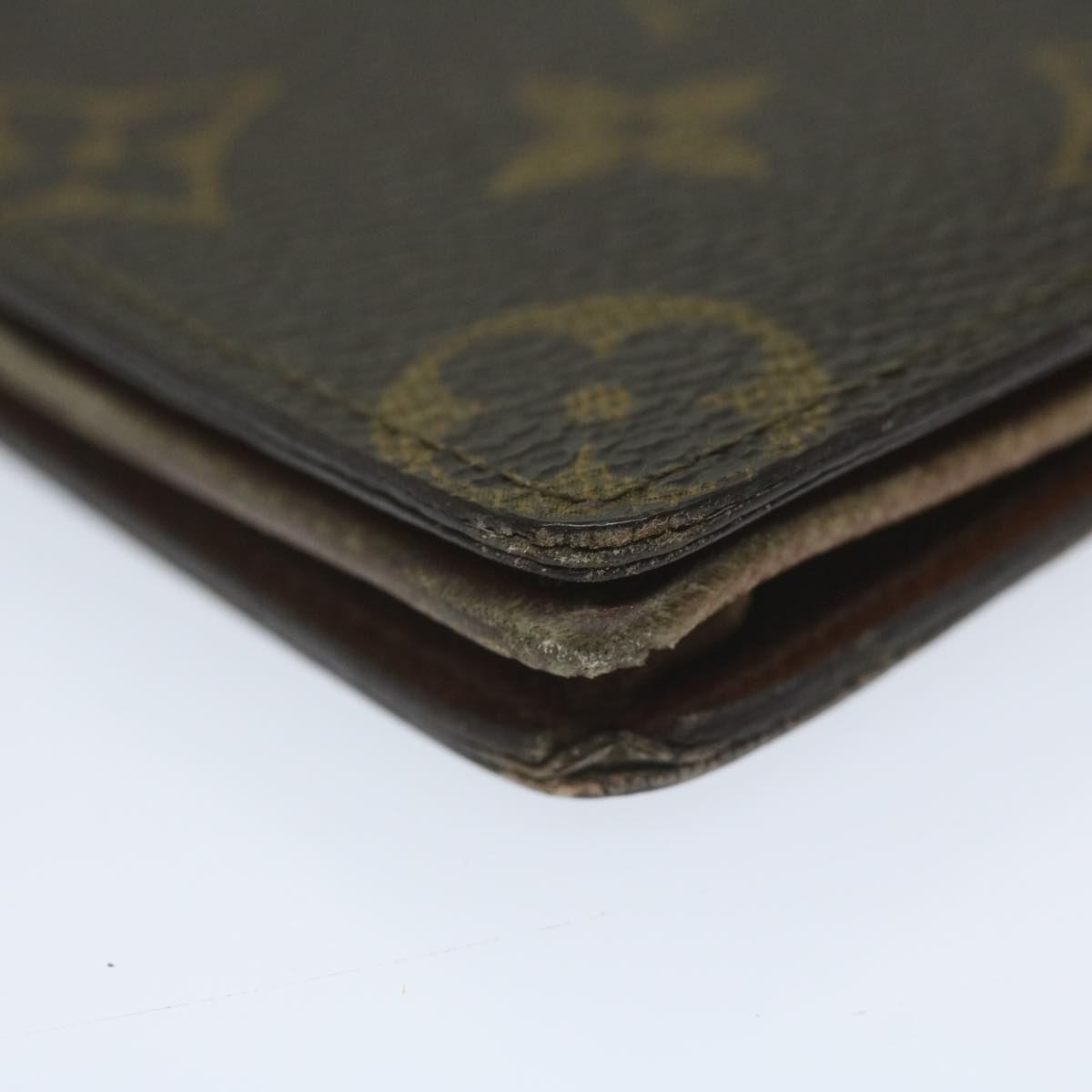 LOUIS VUITTON Monogram Porte Shekie Cartes Credit Long Wallet M62225 Auth th4397