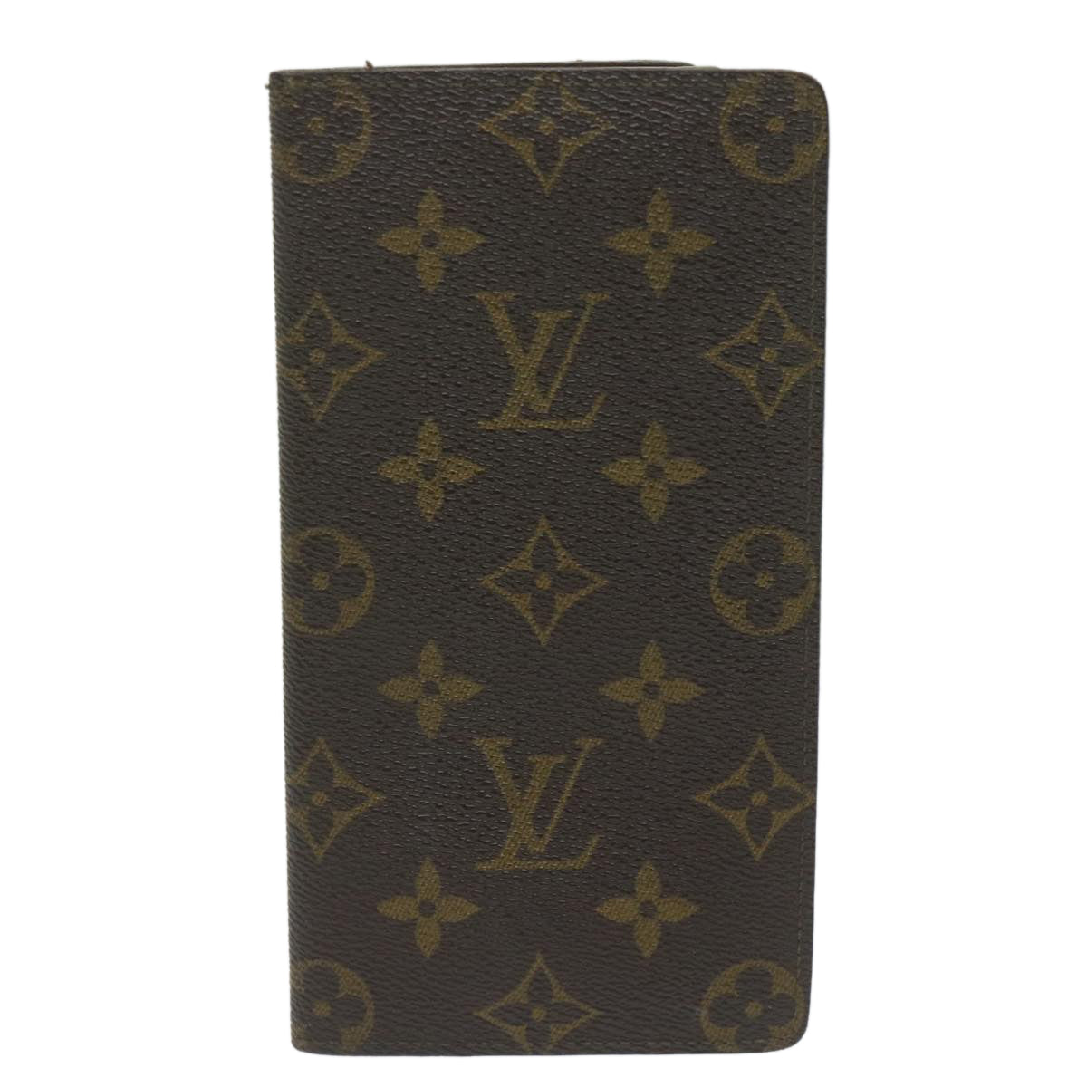 LOUIS VUITTON Monogram Porte Shekie Cartes Credit Long Wallet M62225 Auth th4397