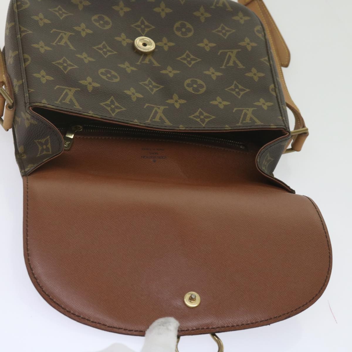 LOUIS VUITTON Monogram Saint Cloud GM Shoulder Bag M51242 LV Auth th4403