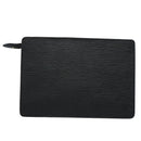 LOUIS VUITTON Epi Pochette Homme Clutch Bag Black M52522 LV Auth th4450-3
